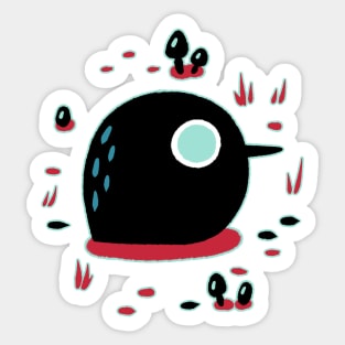 Black Bird Sticker